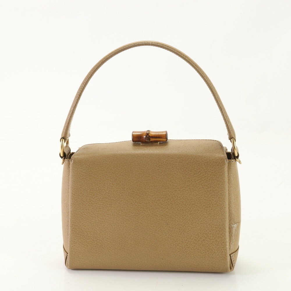 Gucci Handbag Leather Tote Bamboo - Picture 2 of 15